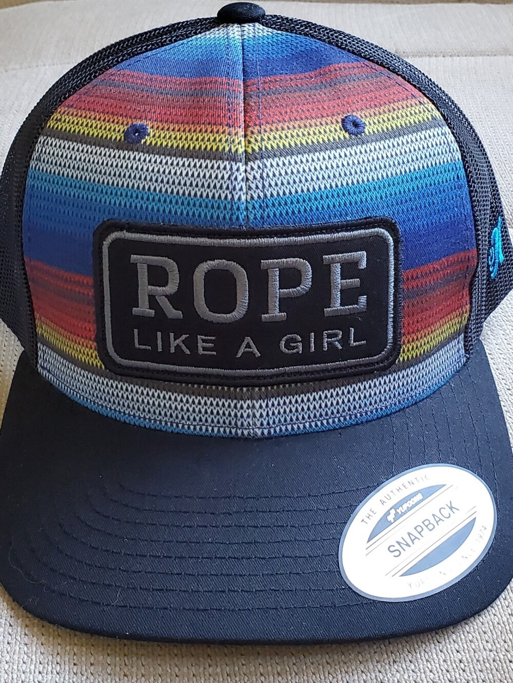 Hooey Women's Multi Striped Snapback Cap *New Without Tags*